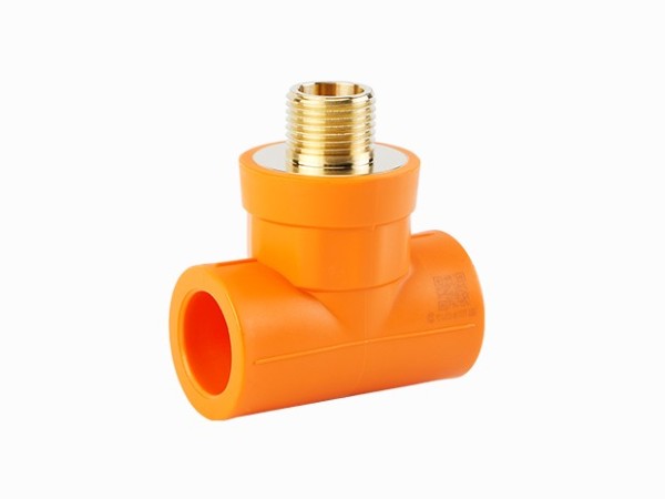 PPR大端面外牙三通（CW617N欧标铜)