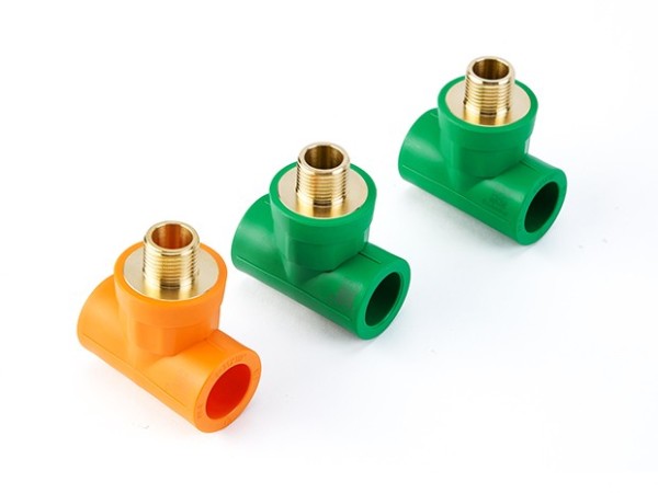 PPR大端面外牙三通（CW617N欧标铜)