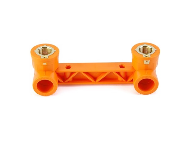 PPR防触电双连内牙弯（CW617N欧标铜)