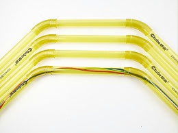 PVC透明135度T型弯